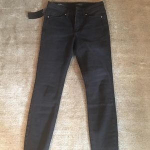 Silver jean skinny leg mid rise most wanted
